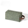 PU Leather Portable Square Toiletry Bag