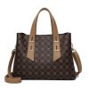 Printed Women's Handbag Retro Style Commuter Shoulder Bag Wo