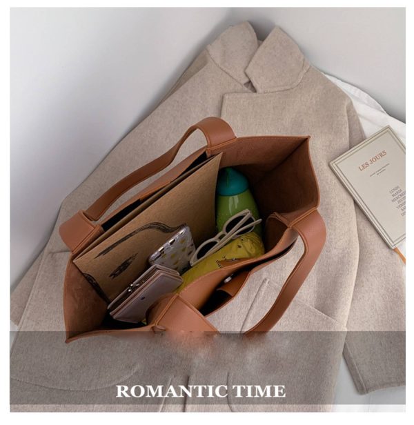 Large Practical Commuter Tote Bag