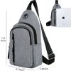 Small Water Resistan Crossbody Waist Bag With Earphone Hole