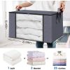 6 Pack Clothes/Blanket Foldable Storage Bags Box