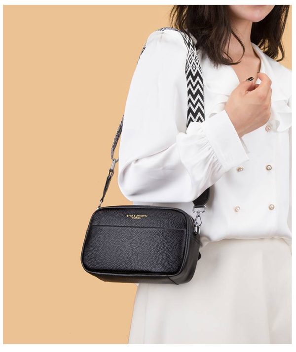 Genuine Leather Crossbody Bag for Women
