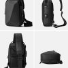 Anti Theft Hard Shell Crossbody Sling Bag with USB Port