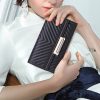 Genuine Leather Embroidered Multifunctional Wallet