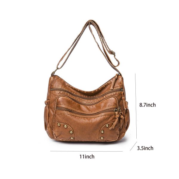 PU Leather Ladies Shoulder Crossbody Bag