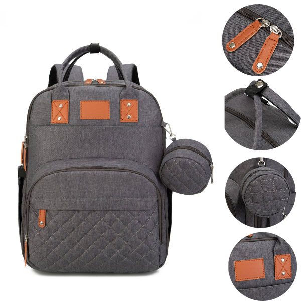Large Nylon Waterproof Maternity Baby Changing Backpack