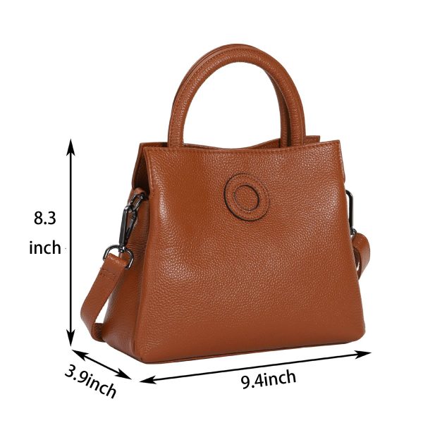 Genuine Leather large capacity stylish Bucket tote bag