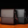 PU Leather Large capacity business crossbody bag for men