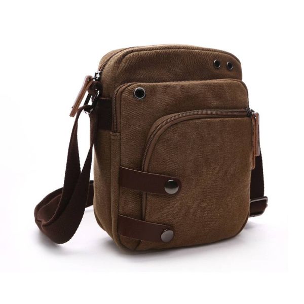 Canvas Small Messenger Bag