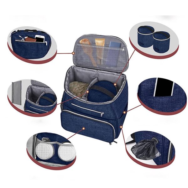 Outdoor Backpack Cat Food And Dog Food Collection Bag