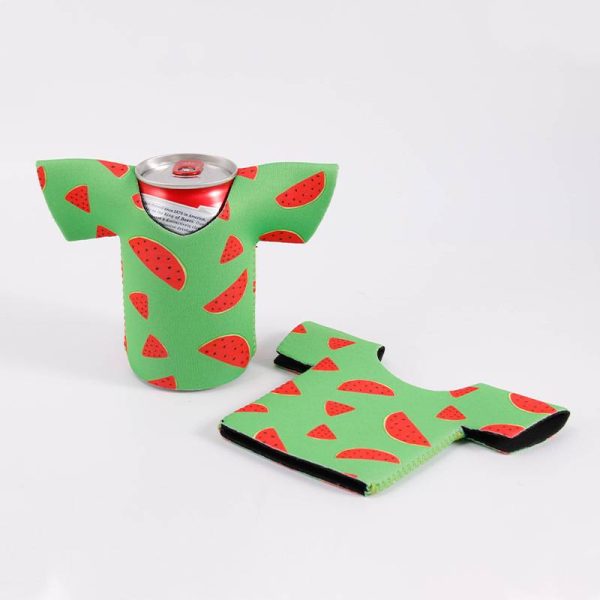 Neoprene t-shirt clothes can cooler holder