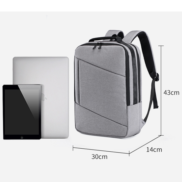 Business Slim Durable Travel Backpack With USB Charging Port