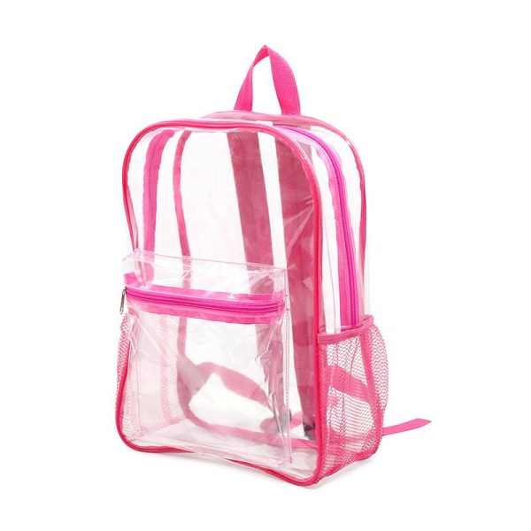 Transparent PVC Backpack For Outdoor Sports