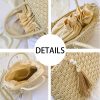 Jute Vintage hand-woven cross-body bag handbag