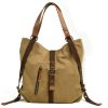 Canvas Multifunctional Shoulder Bucket Backpack