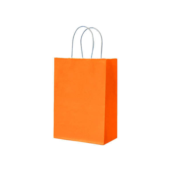 Reusable hand-held kraft paper bag