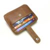 Top Layer Leather Card Bag Multifunction Coin Purse Wallet