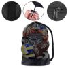 Large Mesh Drawstring Sling Ball Bag