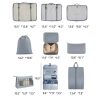 Packing Cubes - 9 PCS Travel Luggage Organizers Bag Set