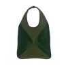 Polyester Patchwork Knit Tote Bag