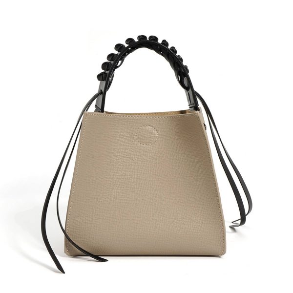 Genuine Leather Vintage hand-held cross-body tote bag