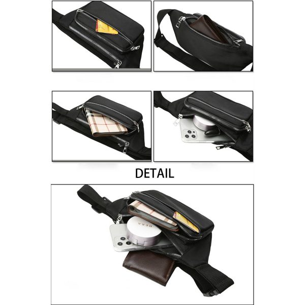 Oxford Fanny Waist Bag Crossbody for Women