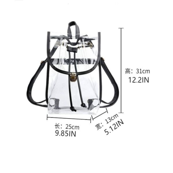 Heavy Duty PVC Drawstring Backpack