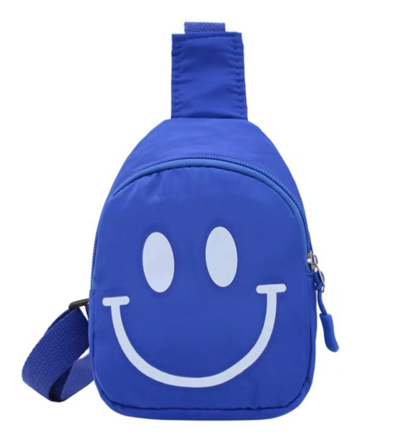 Smiling children's messenger chest bag