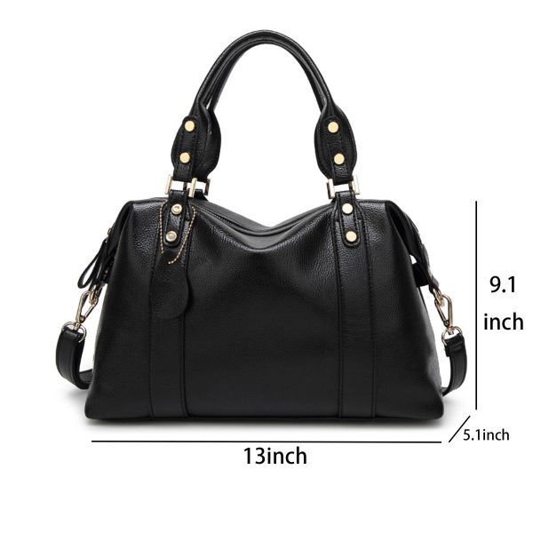 PU Purse with Handle Shoulder Tote Bag