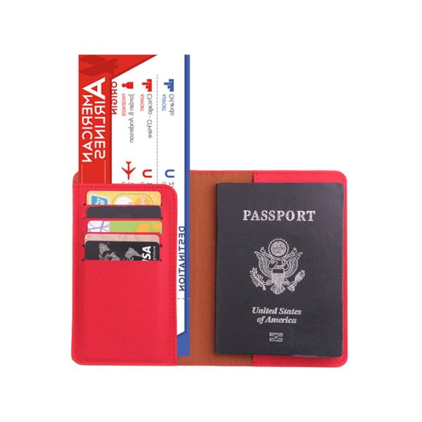 PU ID Folder Passport Bag