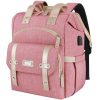 Oxford RFID Anti-Theft USB Travel Diaper Duffel Mommy Bag