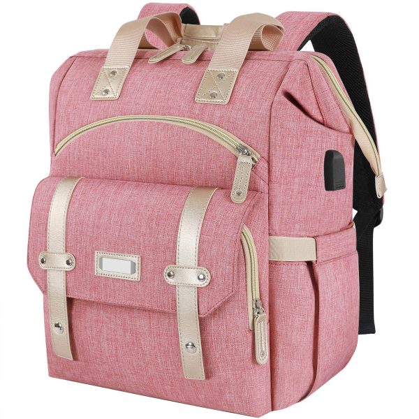 Oxford RFID Anti-Theft USB Travel Diaper Duffel Mommy Bag