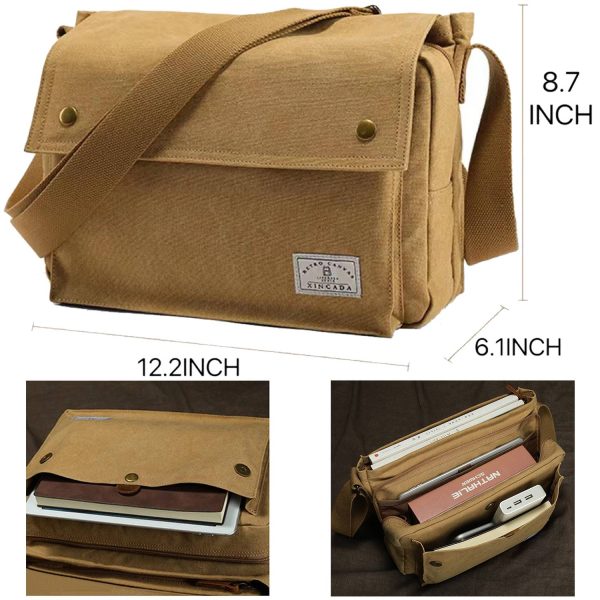 Canvas Messenger Vintage Crossbody Shoulder Bag