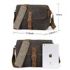 Canvas Men Vintage Waterproof Camera Cross-body bag