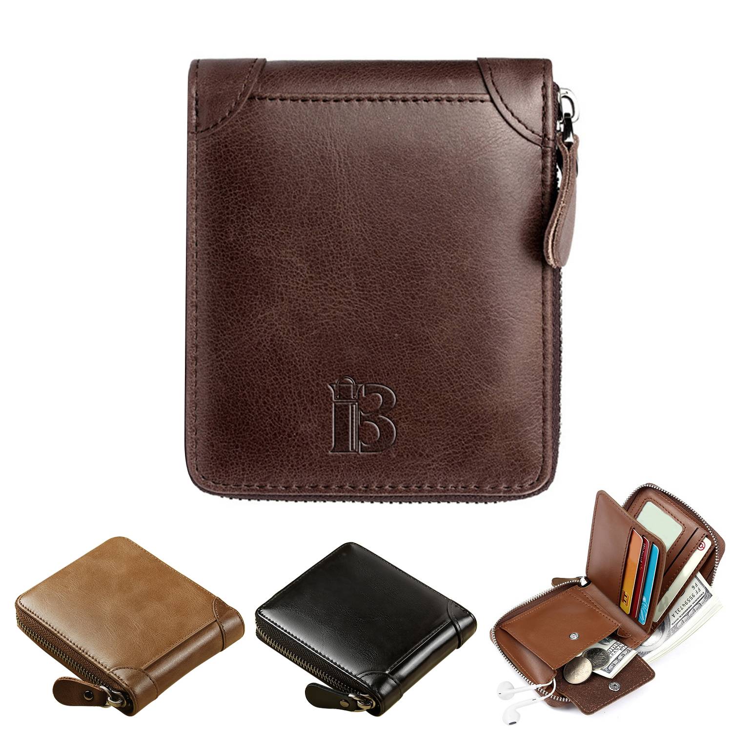 PU Leather Hand-hold Wallet For Man