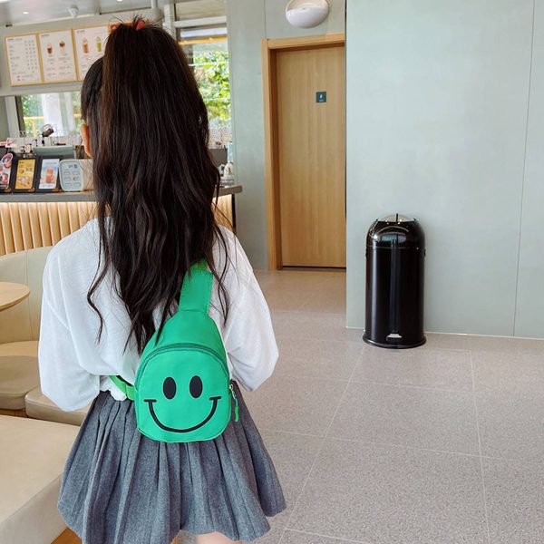 Children's Cute Smiling Face Small Shoulder Bag