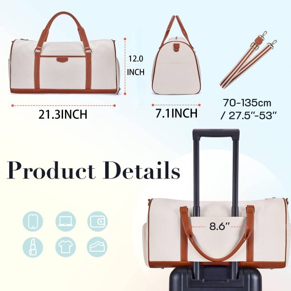 Canvas Sport Duffel Overnight Bag