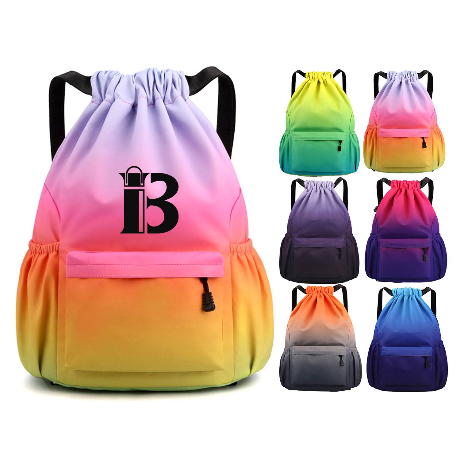 Super Lightweight Water-Resist Sports Beach Drawstring Bag
