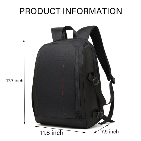 Camera Bag With Water Resistant Shockproof Partition