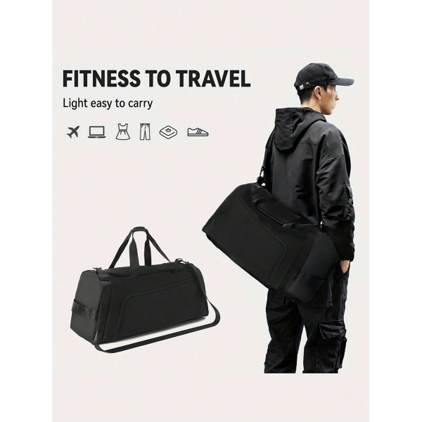 Polyester Portable Sports Travel Duffel Bag