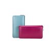 RFID Zip Genuine Leather Wallet