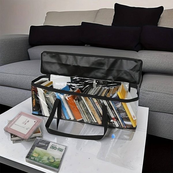 PVC Transparent Large Capacity Book Carrying Tote Bag