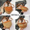 Jute Versatile straw cross-body shoulder bag