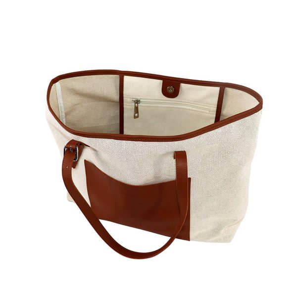 Thickening Polyester-cotton High-capacity Shopping Handbag