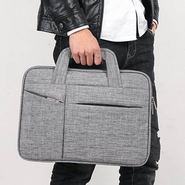 Canvas Laptop Bag 15.6 Inch Briefcase
