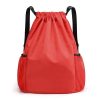 Nylon Large Drawstring Backpack Sports Bag