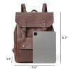 PU Leather Crossbody Backpack Shoulder Bag