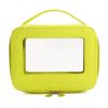 PU Leather Clear Portable Makeup Bag