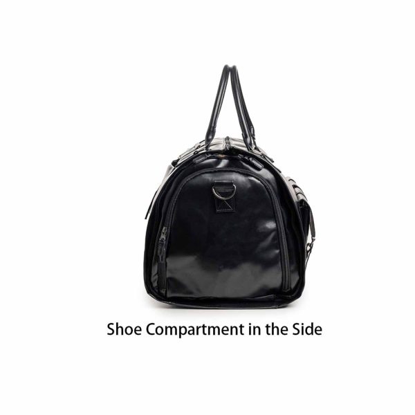 Large hand-held foldable duffel bag