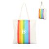 Rainbow Canvas Tote Bag